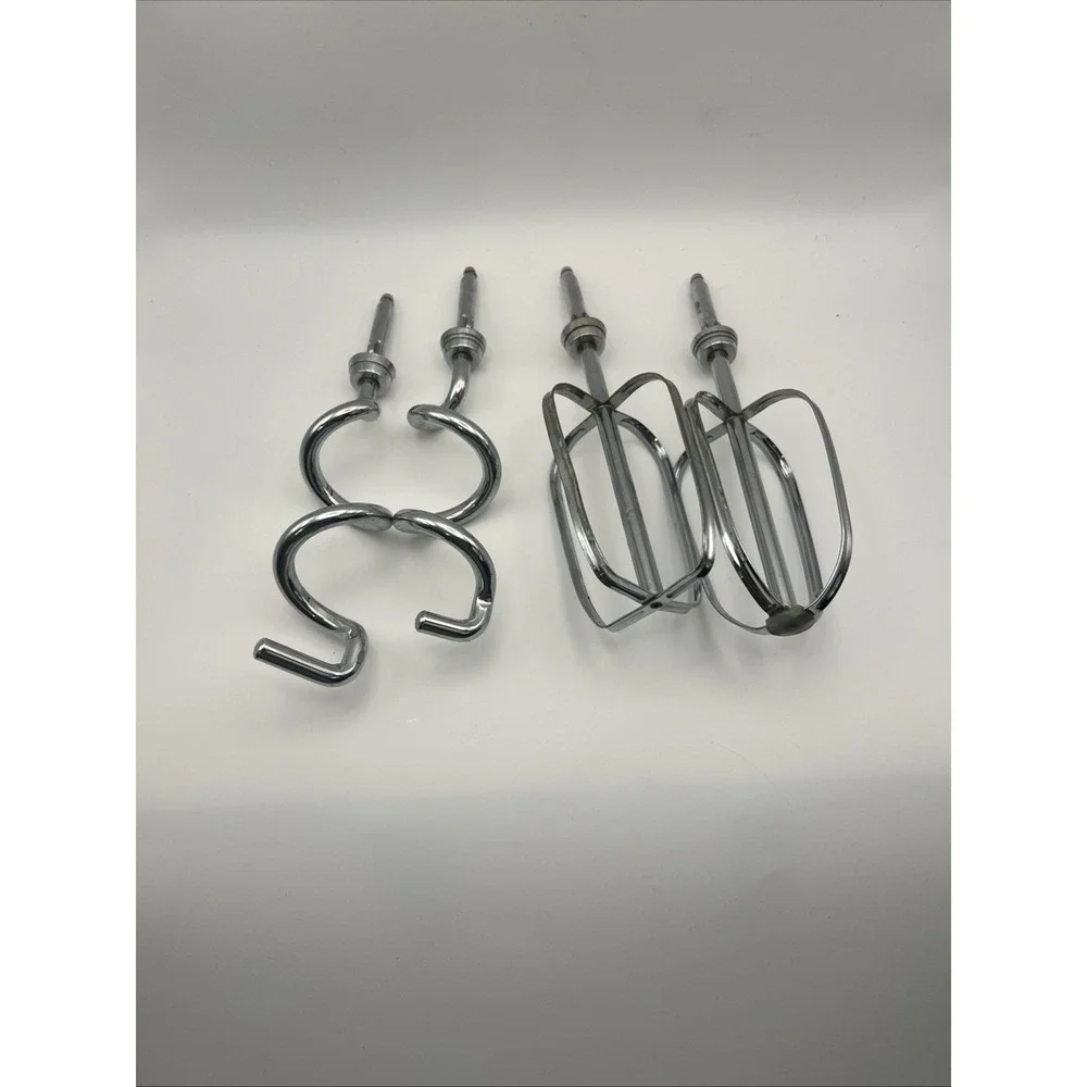 Oster Regency Kitchen Center 4 Piece Beater Attachments mixerdough hooks set